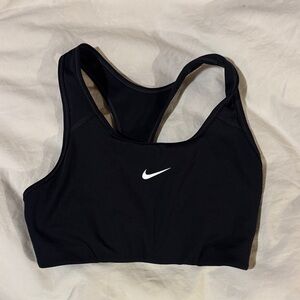 Nike Women's Black and White Sports Bra